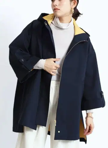 Grandtable 바이컬러 오버코트