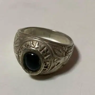 실버 오닉스 반지 조각 디자인 SILVER925