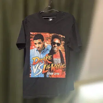 Drake vs Lil Wayne 투어 티셔츠 2014