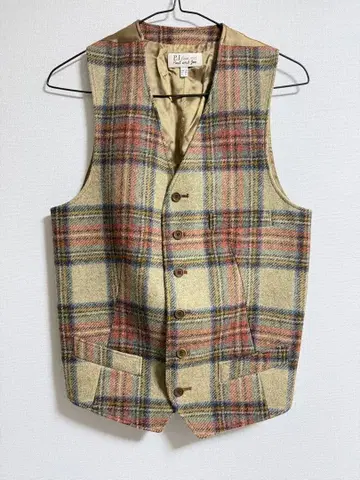 Paul and Joe 체크 무늬 베스트 US S 베스트