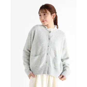 [ Vin ] 라메 샤기 니트 가디건 미사용 새상품