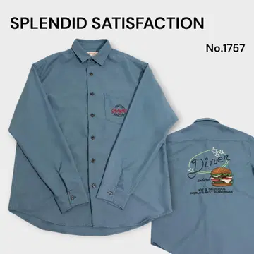 SPLENDID SATISFACTION 긴팔 워크 셔츠 햄버거