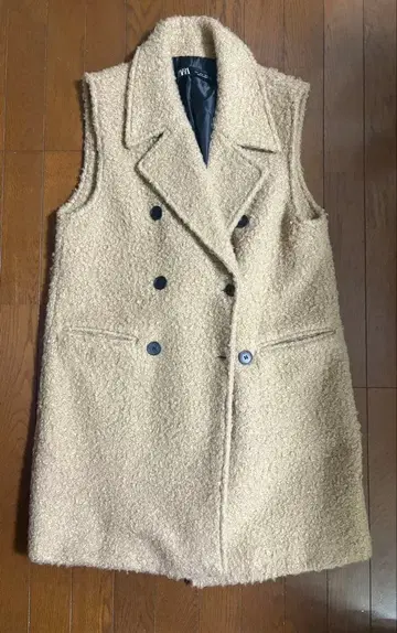 ZARA 부클레 더블 브레스트 베스트