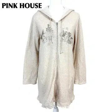 [ 새상품급 ] PINK HOUSE 곰돌이 푸 콜라보 롱 후드티 원피스