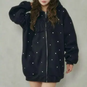 다리치 비쥬 로고 후드티