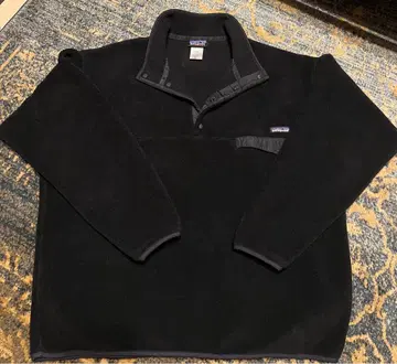 [레어] 올 블랙 Patagonia 신틸라 스냅 T 블랙 XL