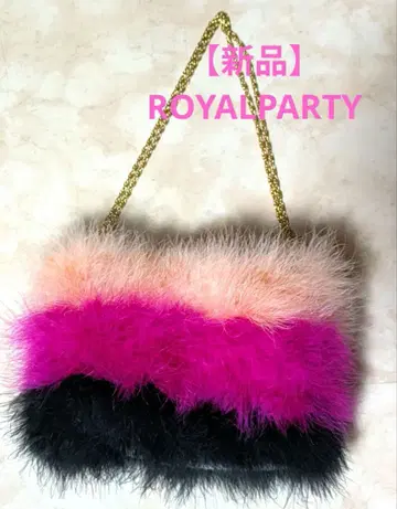 [새상품] ROYAL PARTY 퍼 백 사선 크로스백