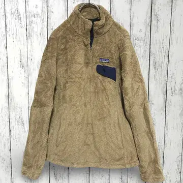 US 구제 의류 파타고니아 여성용 스냅T 풀오버 브라운 S