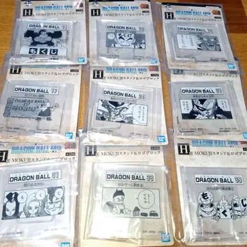 [새상품] 제일복권 드래곤볼 H상 스탠드&로고 블록 9종 세트