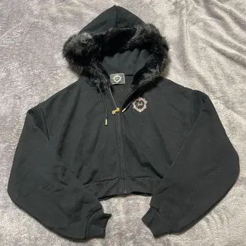 Rady/레이디/퍼 지퍼 후드티/속기모/미사용 새상품