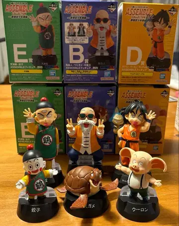 제일복권 드래곤볼 ASSEMBLECOLLECTION 피규어 6체 세트
