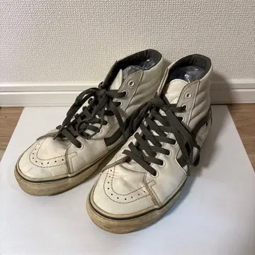 Vans 마크제이콥스 하이컷 스니커즈 화이트/그레이