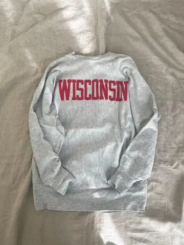Wisconsin 리버스 위브 reverse weave champion