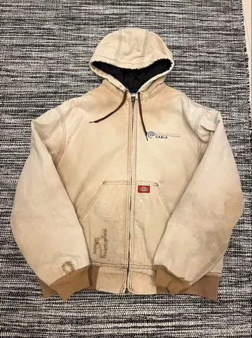 디키즈 액티브 자켓 기업 로고 베이지