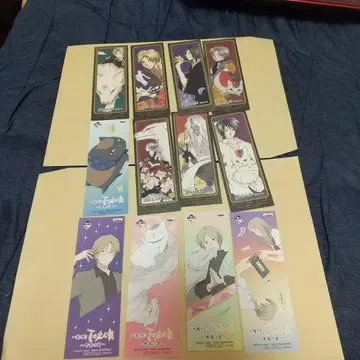 나츠메 우인장 책갈피 여러 가지 12장 세트