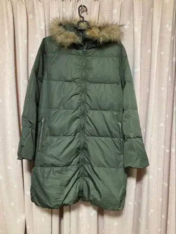 여성용 모즈 코트 카키 M