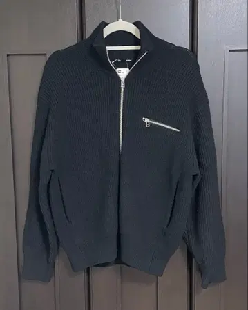 GU 아제 풀 집업 니트 자켓