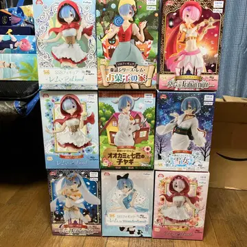 미개봉 렘 라무 피규어 세트 20점