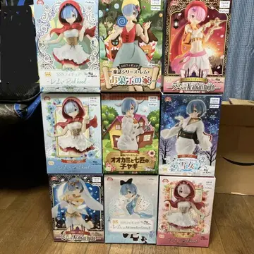 미개봉 렘 라무 피규어 세트 20점