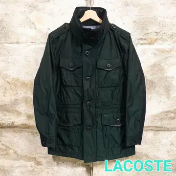 LACOSTE 밀리터리 필드 자켓 M-65 다크 그린