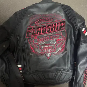 플래그십 버텍스 PU 가죽 자켓