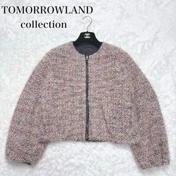 [새상품급] 투모로우랜드 루미에르 팬시 트위드 집업