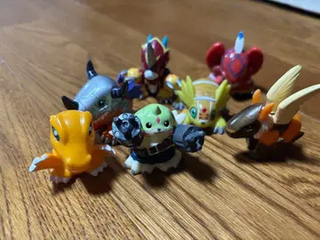 디지몬 손가락 인형 7체 세트