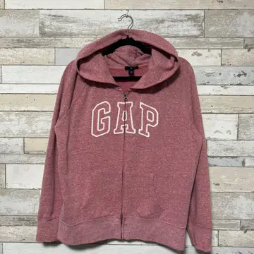 GAP 갭 지퍼 후드티 M 사이즈 핑크