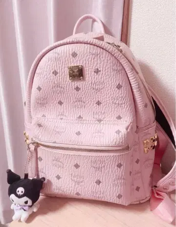 mcm 파우더 핑크 small 백팩