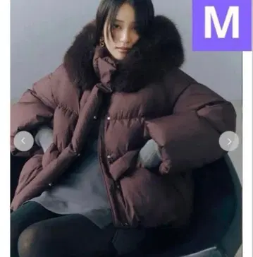 새상품 후드 퍼 숏 다운 코트 프레이 아이디 FRAY I.D