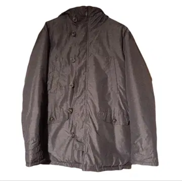 후드 부착 다운 자켓 다크 그레이 L 사이즈 남성용 남성복