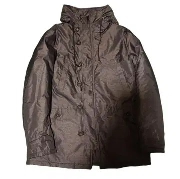 후드 부착 다운 자켓 다크 그레이 L 사이즈 남성용 남성복