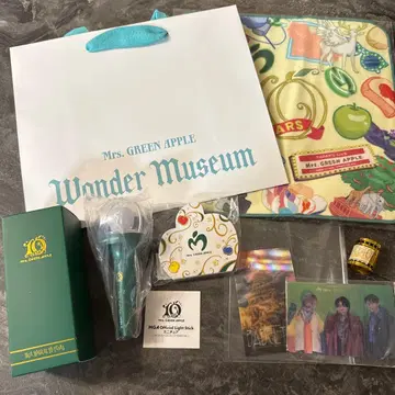 Mrs. GREEN APPLE 굿즈 세트 미니어처 라이트 스틱
