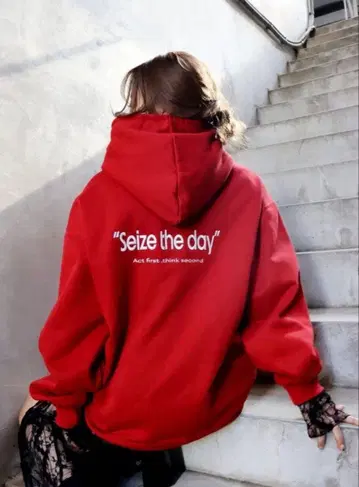 EVRIS 백 로고 BIG 후디