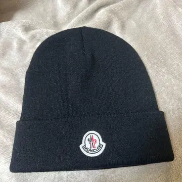 MONCLER 블랙 니트 모자