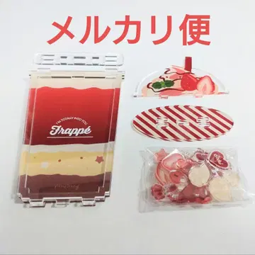 후쿠야 휘핑 프라페 아크릴 프레임 레드 빨간색