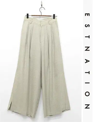 F433/ESTNATION 와이드 팬츠 사이드 슬릿 38 봄/여름/가을