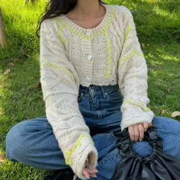 니트 가디건 볼레로 HELLO SANFRANCISCO