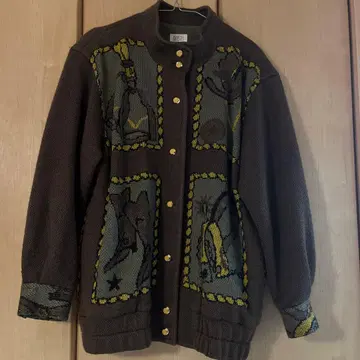 구제 빈티지 디자인 가디건