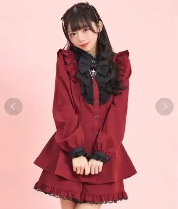 시크릿허니 SecretHoney 셋업 와인 레드