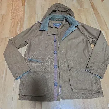 Eddie Bauer 후드 부착 브라운 자켓 S