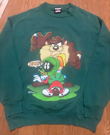 90s 맨투맨 USA 루니 태즈매니안 데빌 워너