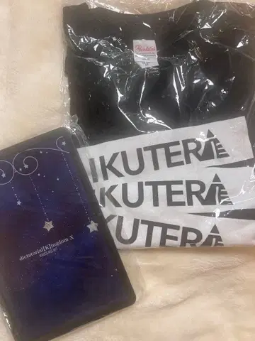 DIAURA 카이 굿즈 IKUTERA 티셔츠 M 사이즈 블랙 노트 세트