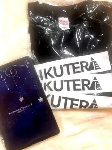DIAURA 카이 굿즈 IKUTERA 티셔츠 M 사이즈 블랙 노트 세트