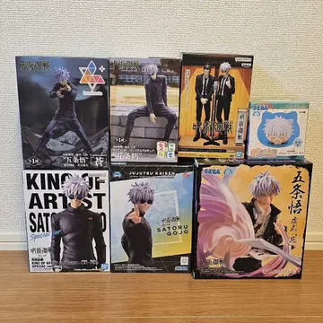 주술회전 고죠 사토루 피규어 봉제 인형 8점 세트