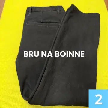 BRU NA BOINNE 팬츠 블랙 사이즈 2