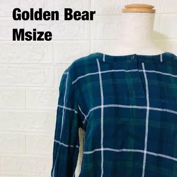 Golden Bear 골든베어 체크 무늬 긴팔 셔츠 0036