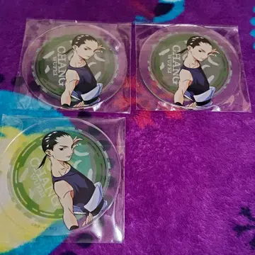 건담 W 오비 아크릴 코스터 3종