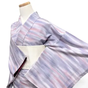 코몬 워셔블 기모노 그라데이션 추상 무늬 카스미 기모노 123b d ms