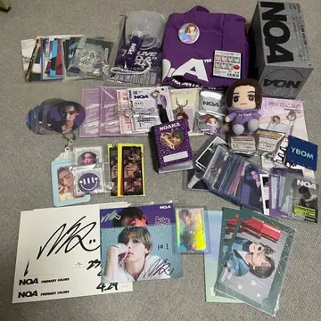 NOA 굿즈 세트 친필 사인 있음